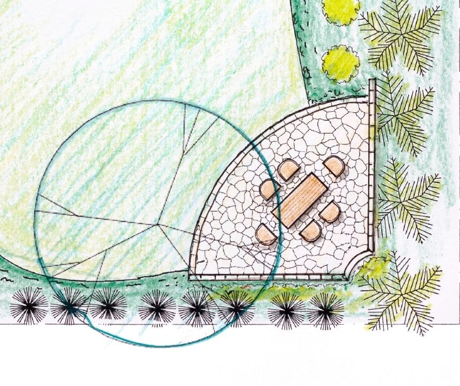 plano de jardin